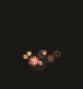 Fireworks cluster.